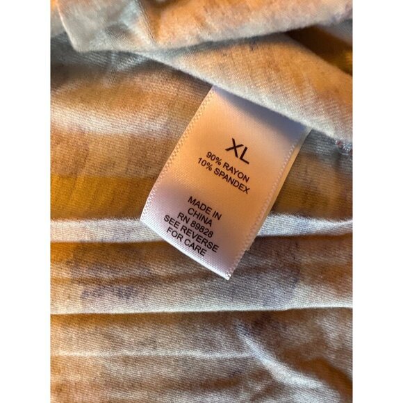 Lori Goldstein Womens XL Multicolor Abstract Print Long Sleeve Top - Picture 4 of 5